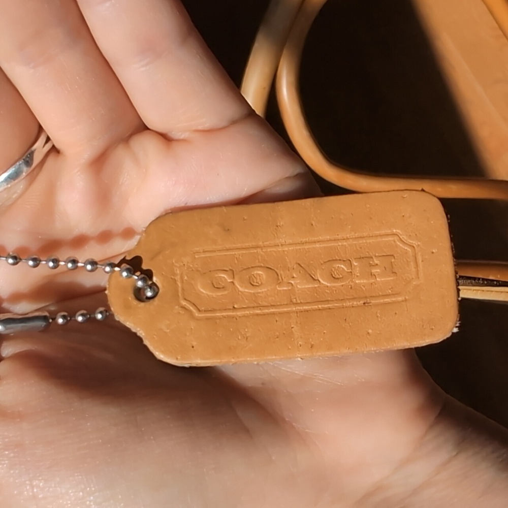 Vintage Coach Tango Bag, Tan - Picture 6 of 9